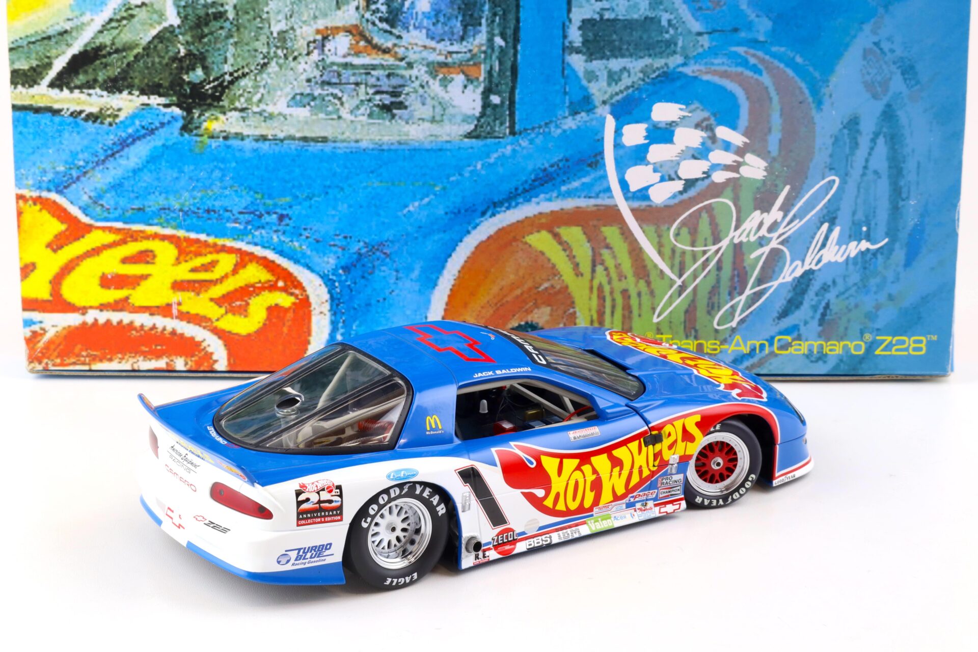 1:18 GMP 1994 Chevrolet Camaro Trans-Am Z28 Hot Wheels Jack Baldwin #1
