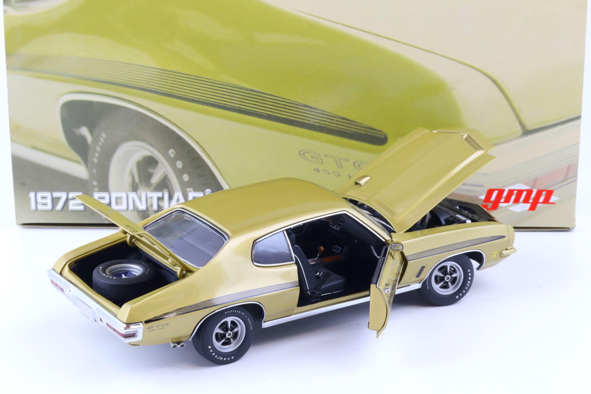 1:18 GMP 1972 Pontiac GTO Coupe gold metallic 8045