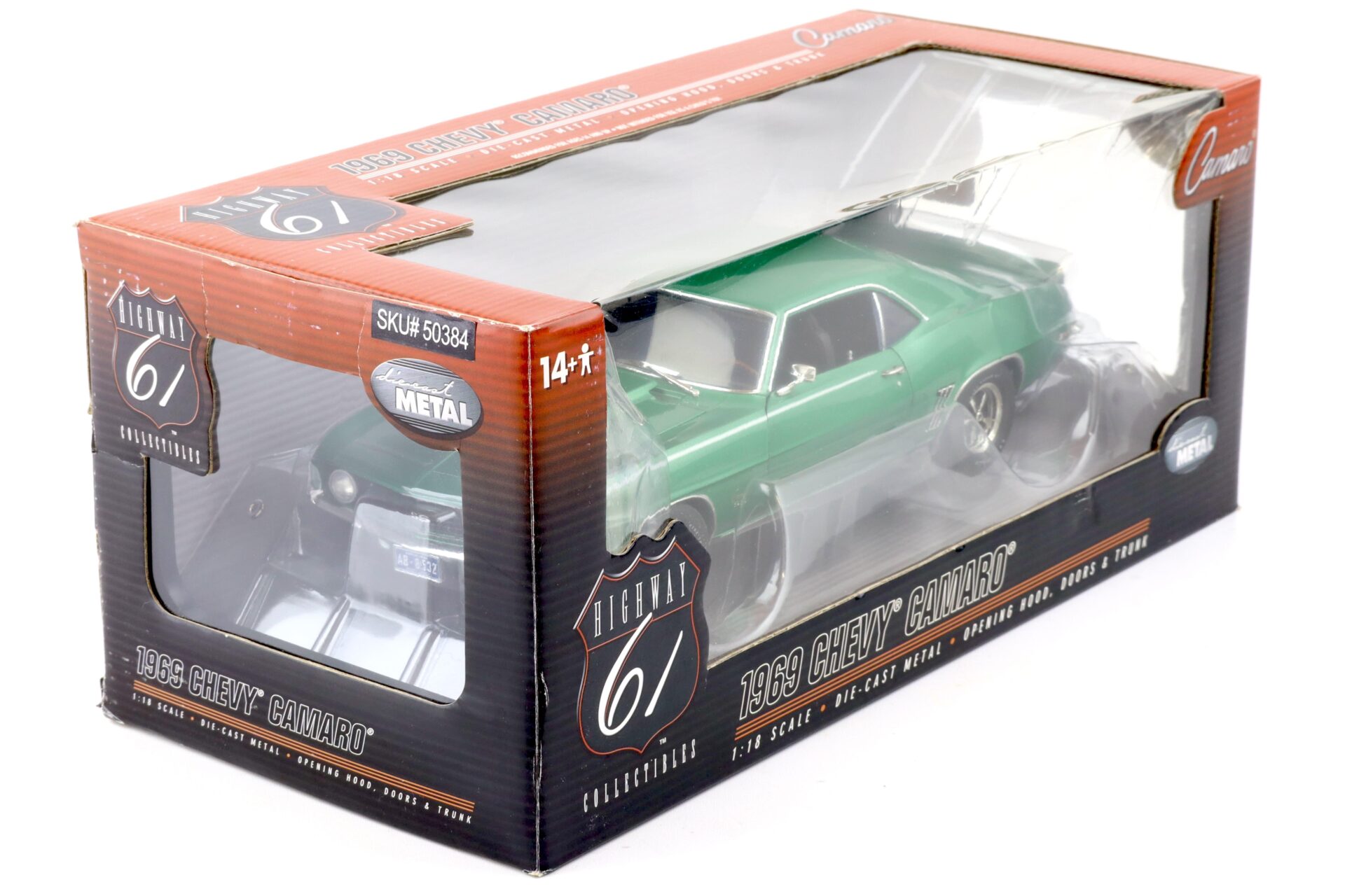 1:18 Highway61 Chevrolet Camaro SS 396 Coupe green metallic 50384
