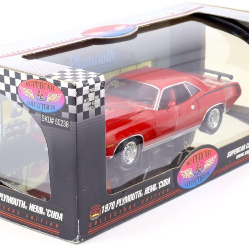 1:18 Highway61 Supercar Plymouth Hemi Cuda Coupe red 50238