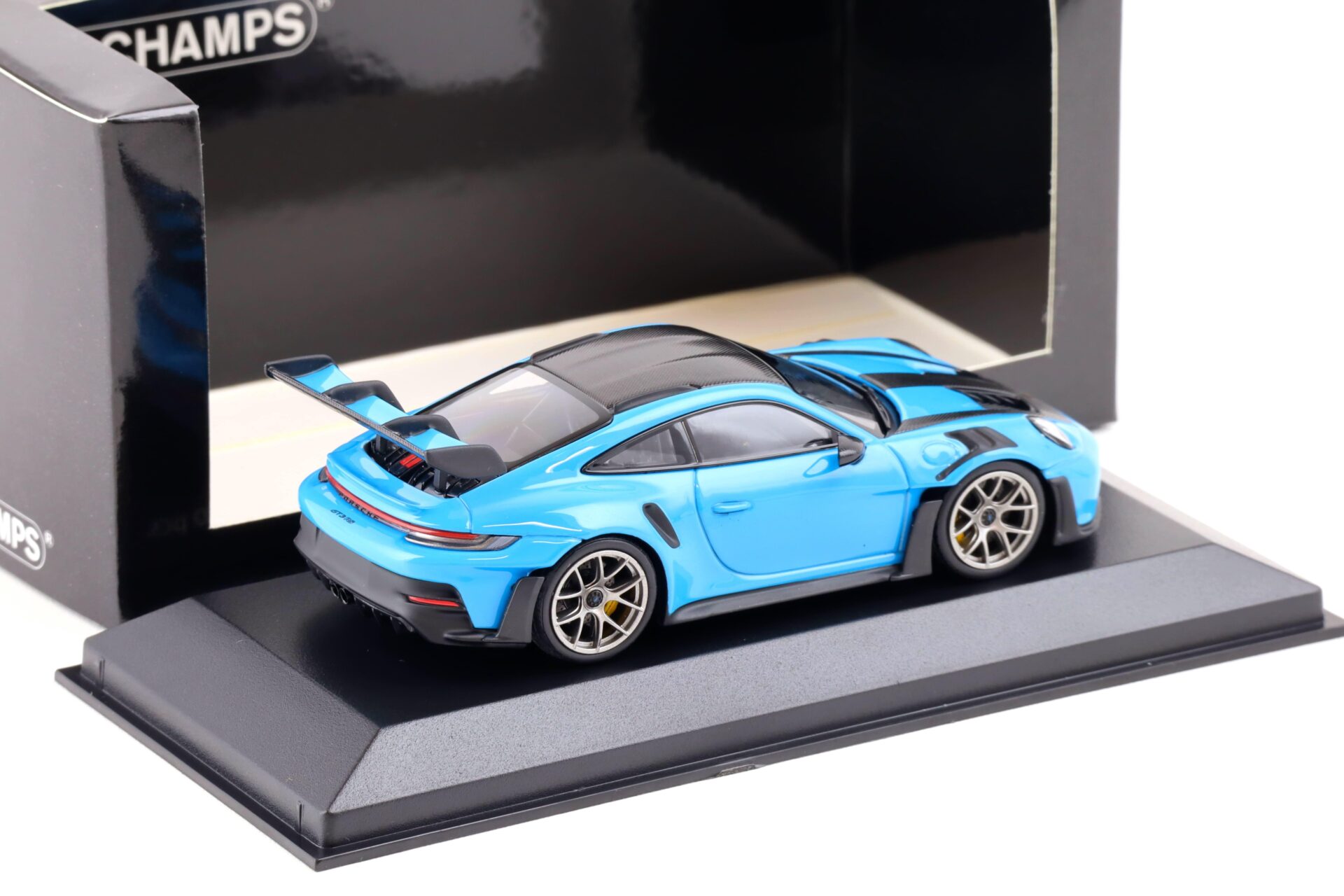 1:43 Minichamps Porsche 911 (992) GT3 RS Weissach Package 2023 Riviera blue