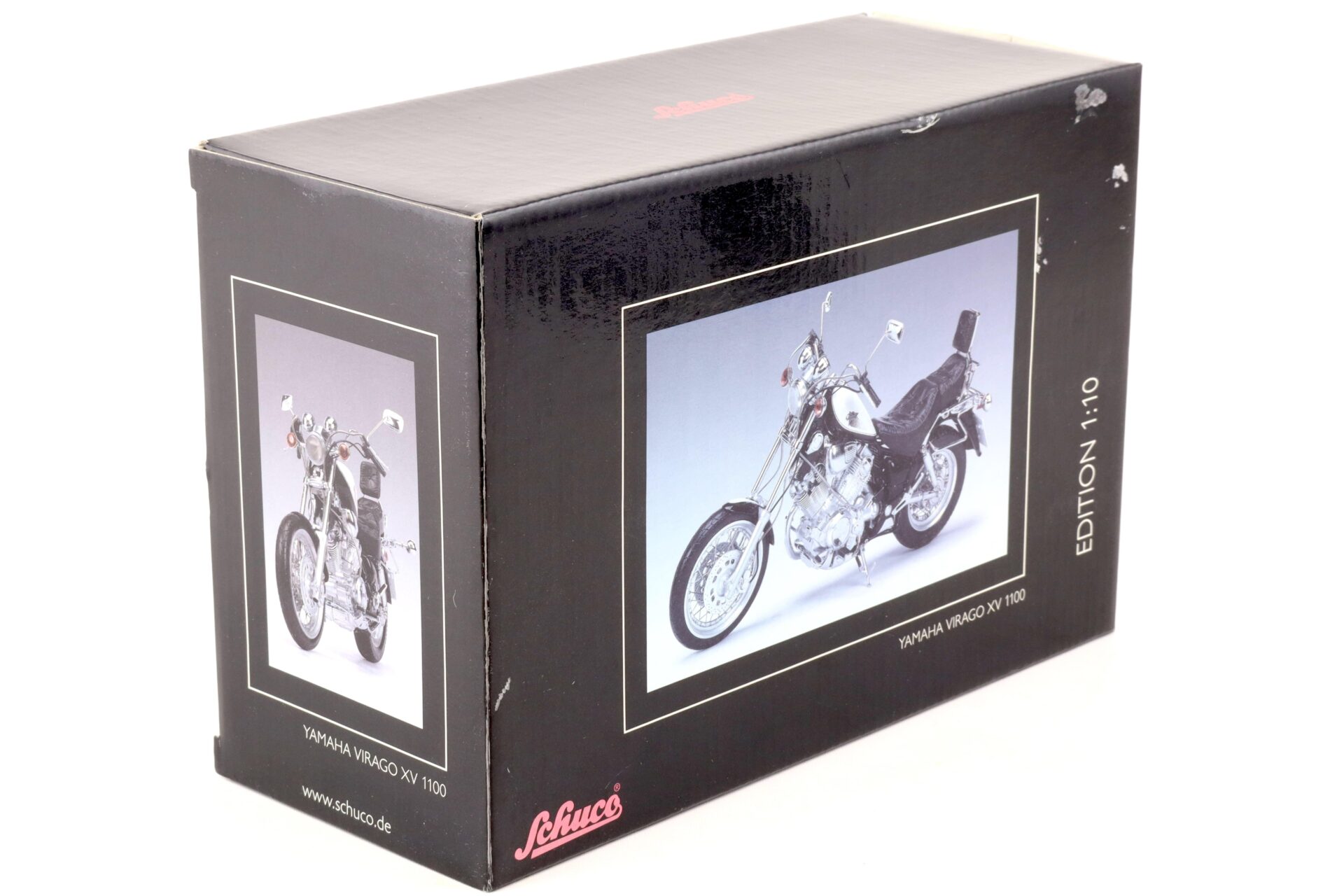 1:10 Schuco Yamaha Virago XV 1100 Motorrad black/ white 06660