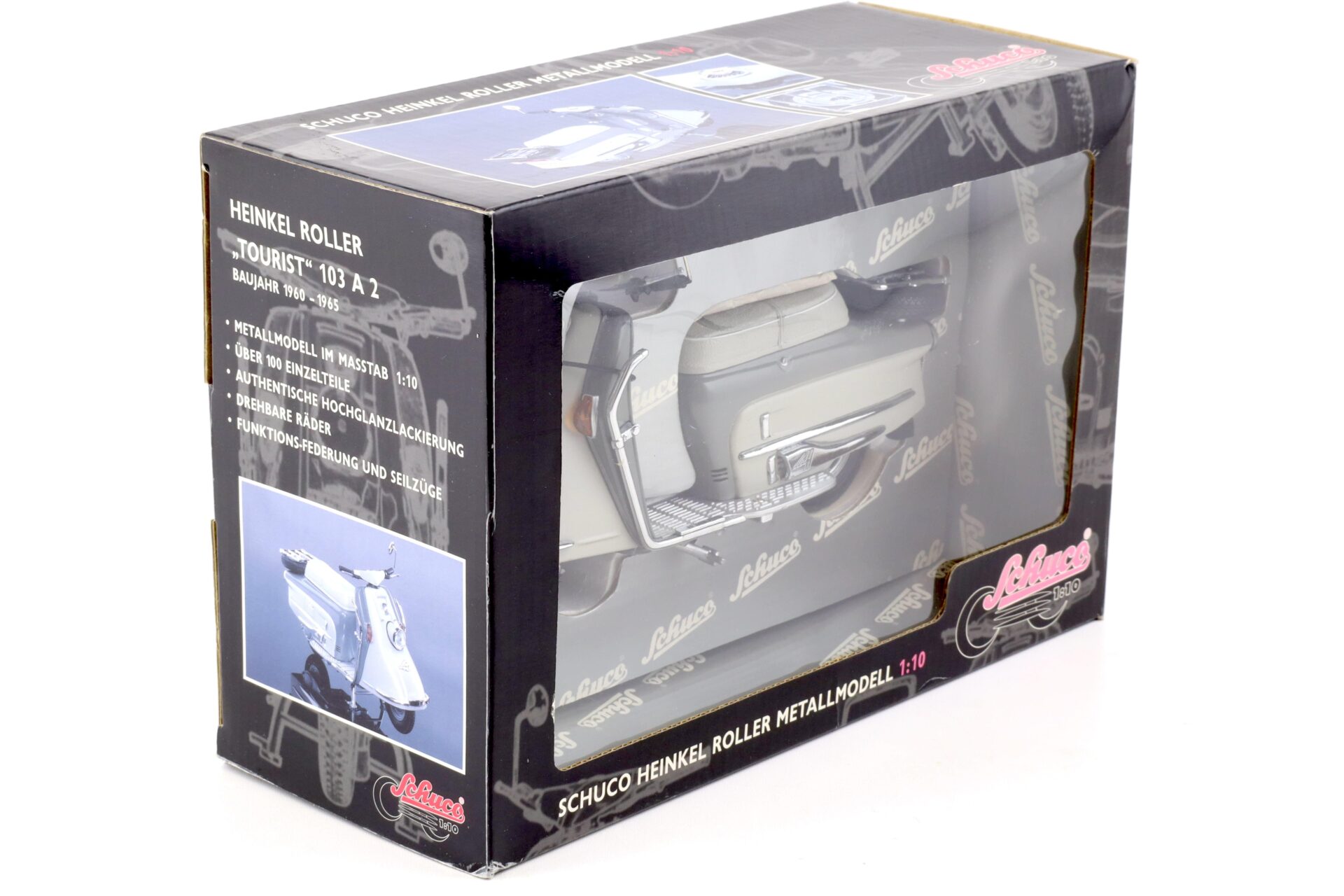 1:10 Schuco Heinkel Roller Tourist 103 A2 grey/ grey 06537