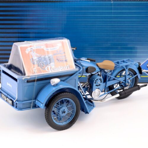 1:10 Solido Peugeot Triporteuer 55 TN Pub 1952 blue