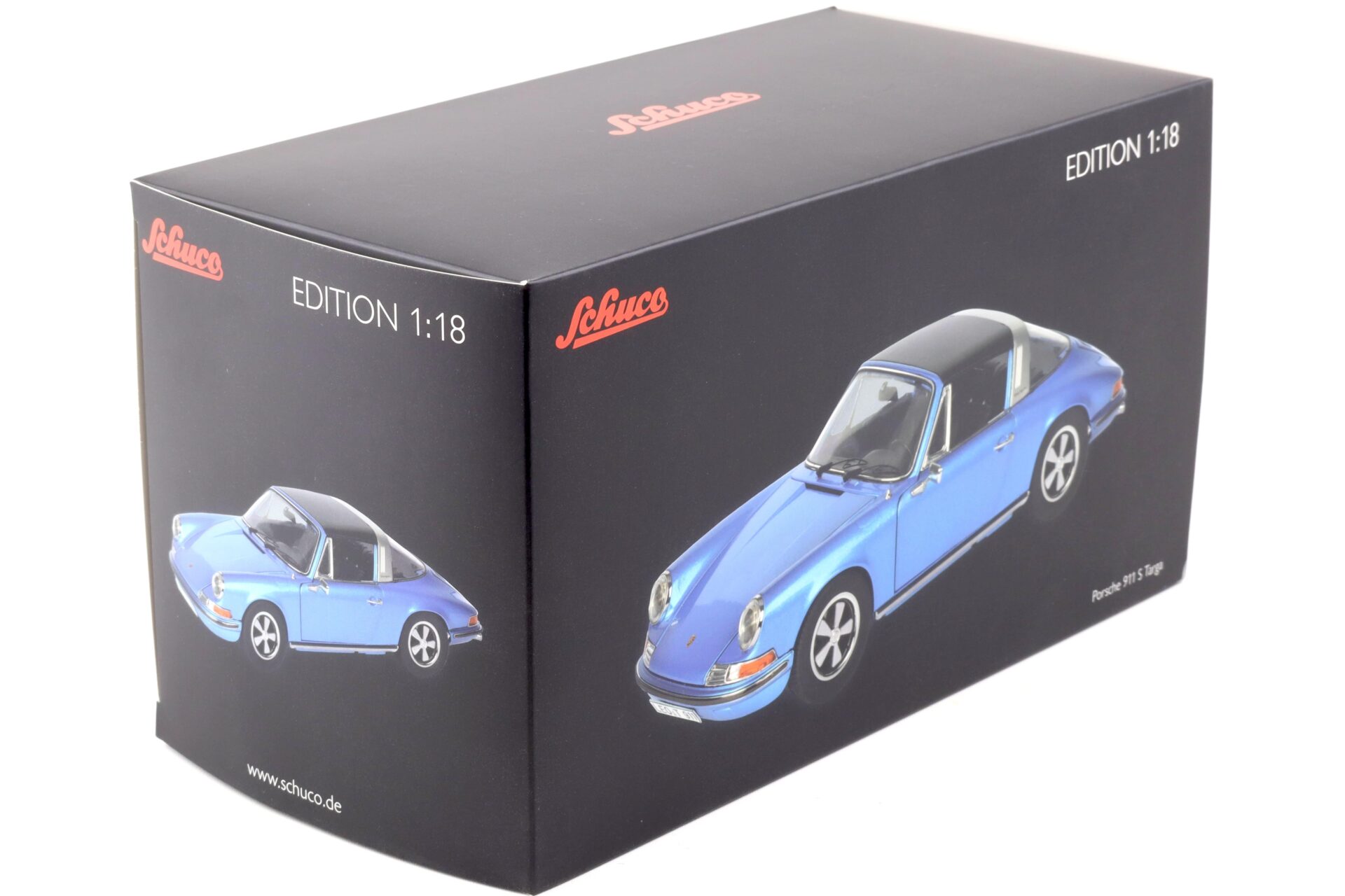 1:18 Schuco Porsche 911 S Targa 1973 blue metallic 450035400