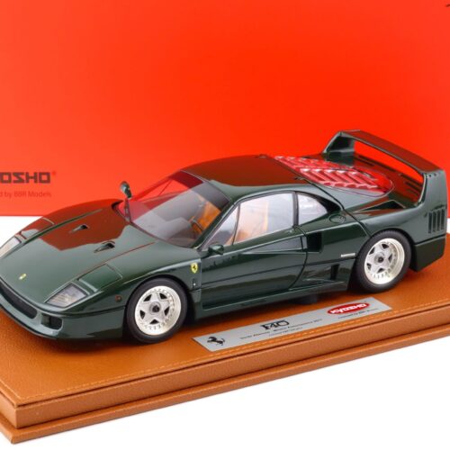 1:18 BBR Kyosho Ferrari F40 by GTO Motor Saronno Verde Abetone with Showcase - Limited 300 pcs.