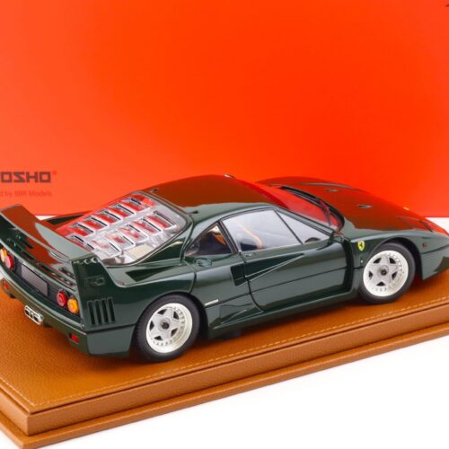 1:18 BBR Kyosho Ferrari F40 by GTO Motor Saronno Verde Abetone with Showcase - Limited 300 pcs.