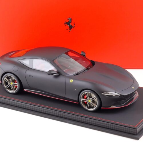 1:18 BBR Ferrari Roma matt black Nero Opaco/ grey wheels - Limited 48 pcs.
