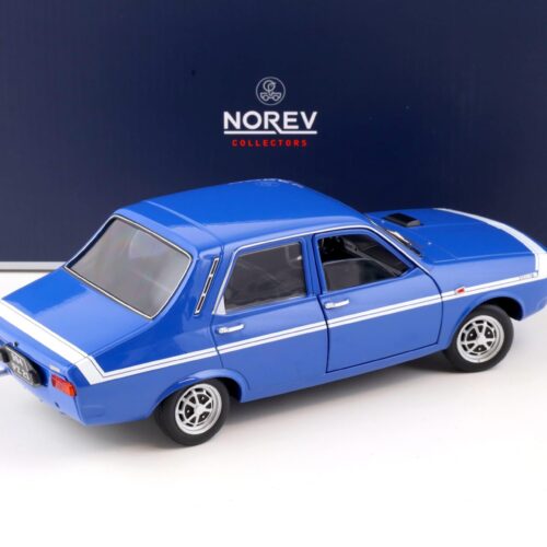 1:18 Norev Renault 12 Gordini without bumpers 1971 blue de France 185248