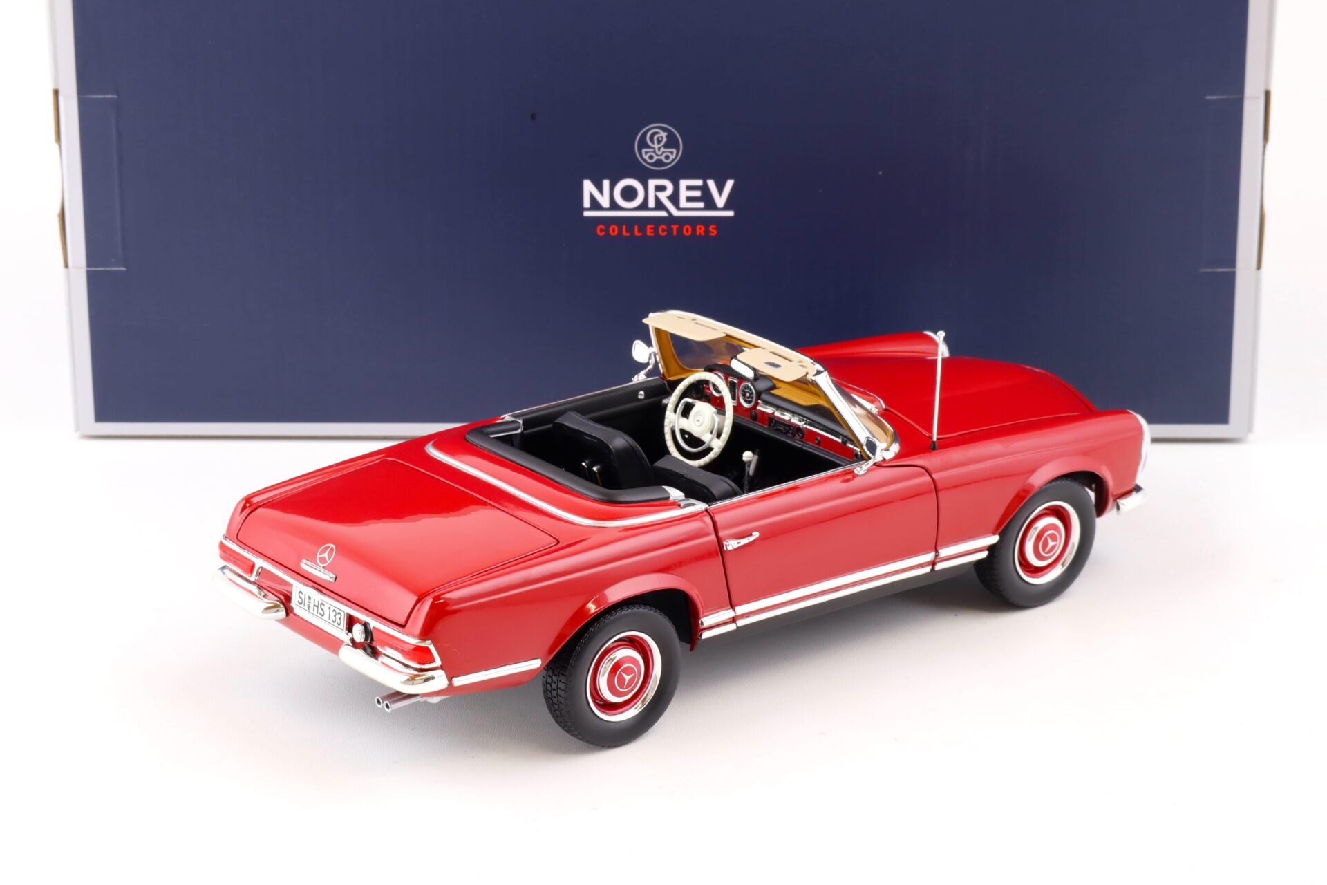 1:18 Norev Mercedes 280 SL Pagode (W113) Cabriolet 1969 red 183520