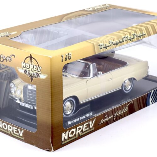 1:18 Norev Mercedes 280 SE W111 Cabriolet 1969 beige 183523