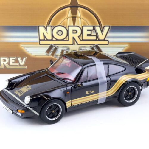 1:18 Norev Porsche 911 Turbo 3.3 Coupe B&B Buchmann 1976 black 187543