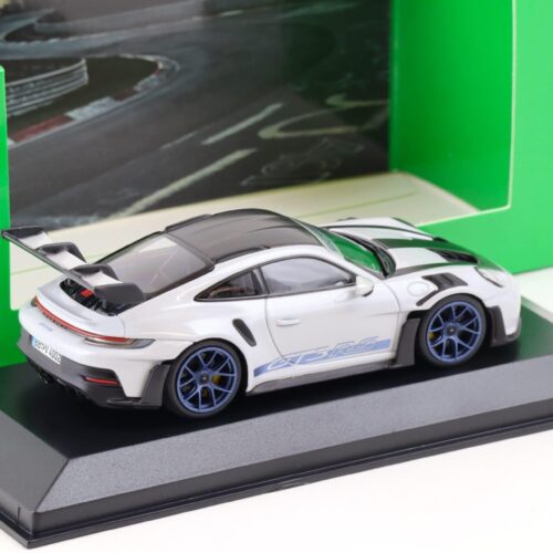 1:43 Minichamps Porsche 911 (992) GT3 RS Weissach Package Nürburgring Ice grey/ indigo blue
