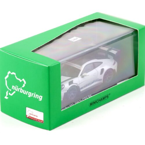 1:43 Minichamps Porsche 911 (992) GT3 RS Weissach Package Nürburgring Ice grey/ indigo blue