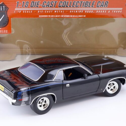 1:18 Highway61 Plymouth Cuda 427 Hemi Super Street Coupe 1970 black 50479 - Image 3