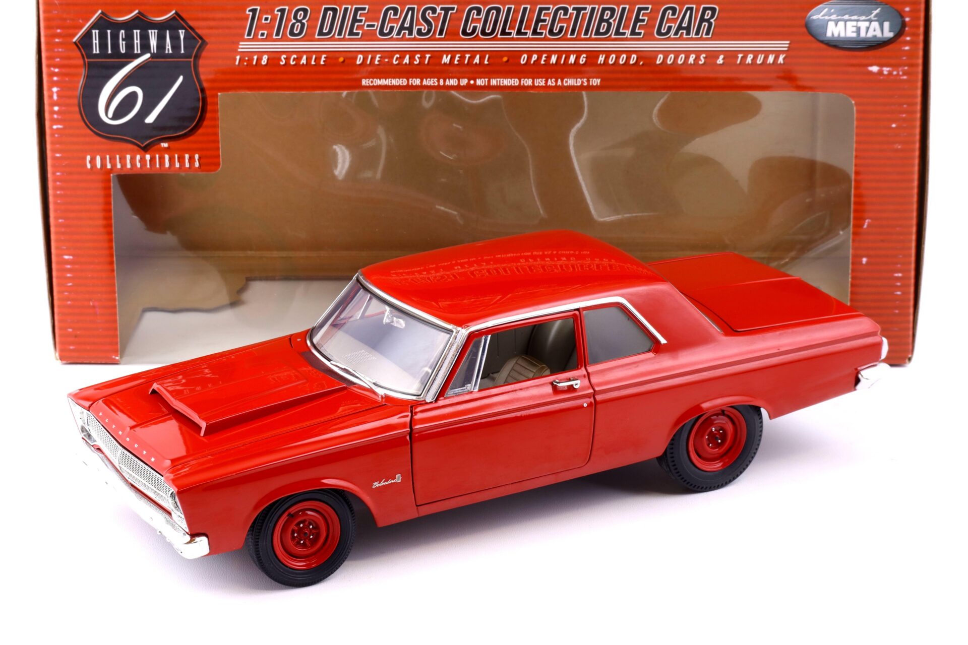 ID 86830 orig.jpg 1:18 Highway61 Plymouth Belvedere II R01 - 1965 red 50595