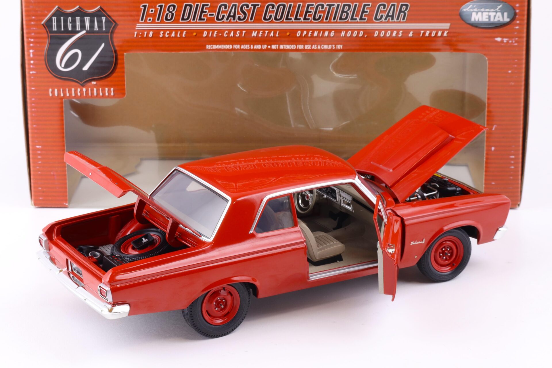 1:18 Highway61 Plymouth Belvedere II R01 - 1965 red 50595