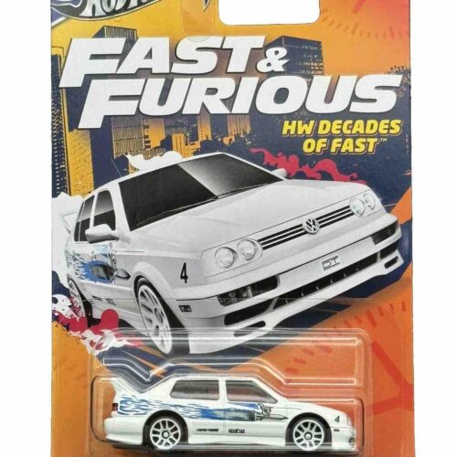 1:64 Hot Wheels 2024 Fast & Furious HW Decades VW Jetta MK3 white HNR88