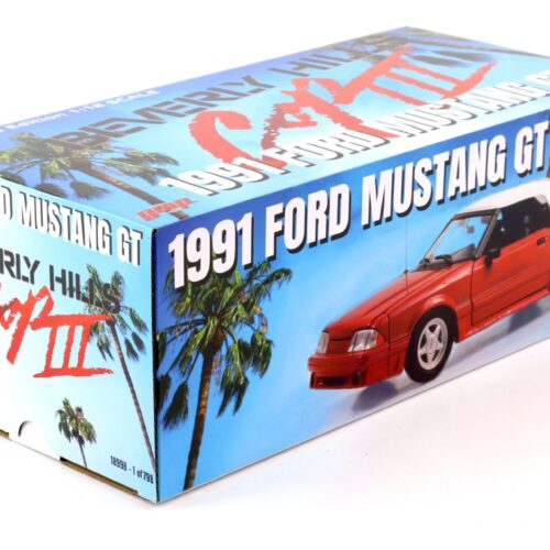 1:18 GMP 1991 Ford Mustang GT Convertible red Beverly Hills Cop III Axel Foley 18998