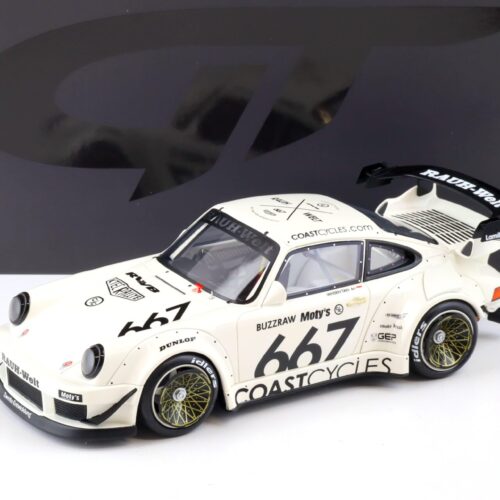 1:18 GT Spirit GT410 Porsche 911 (964) RWB RAUH-Welt Coast Cycle white 2023