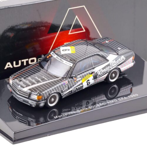 1:43 AUTOart Mercedes 500SEC (W126) AMG SPA 1989 #6 König Pilsner 68932