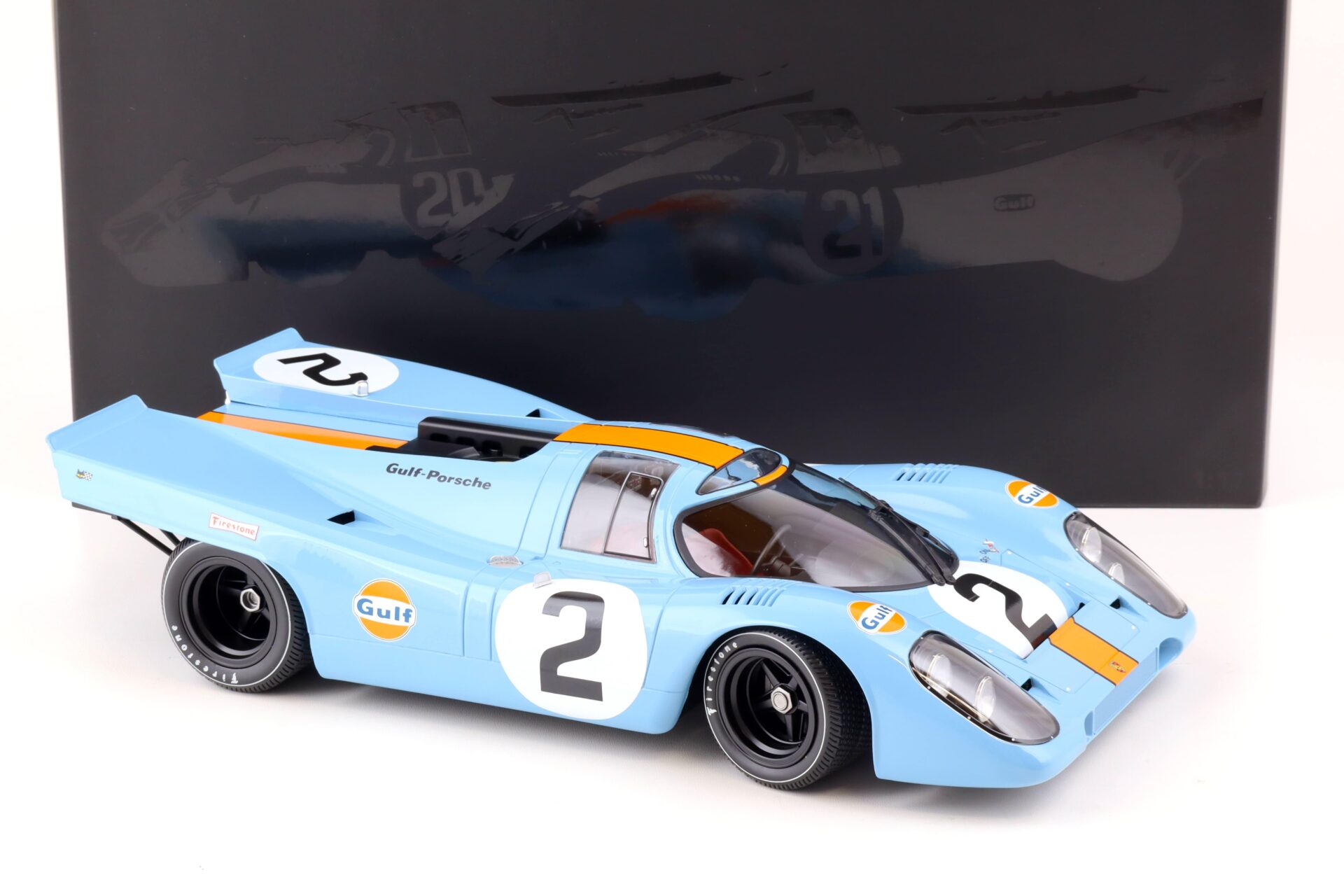 1:12 Minichamps Porsche 917K J.W.Engineering Rodrigues Winners Daytona 24h 1970 GULF #2