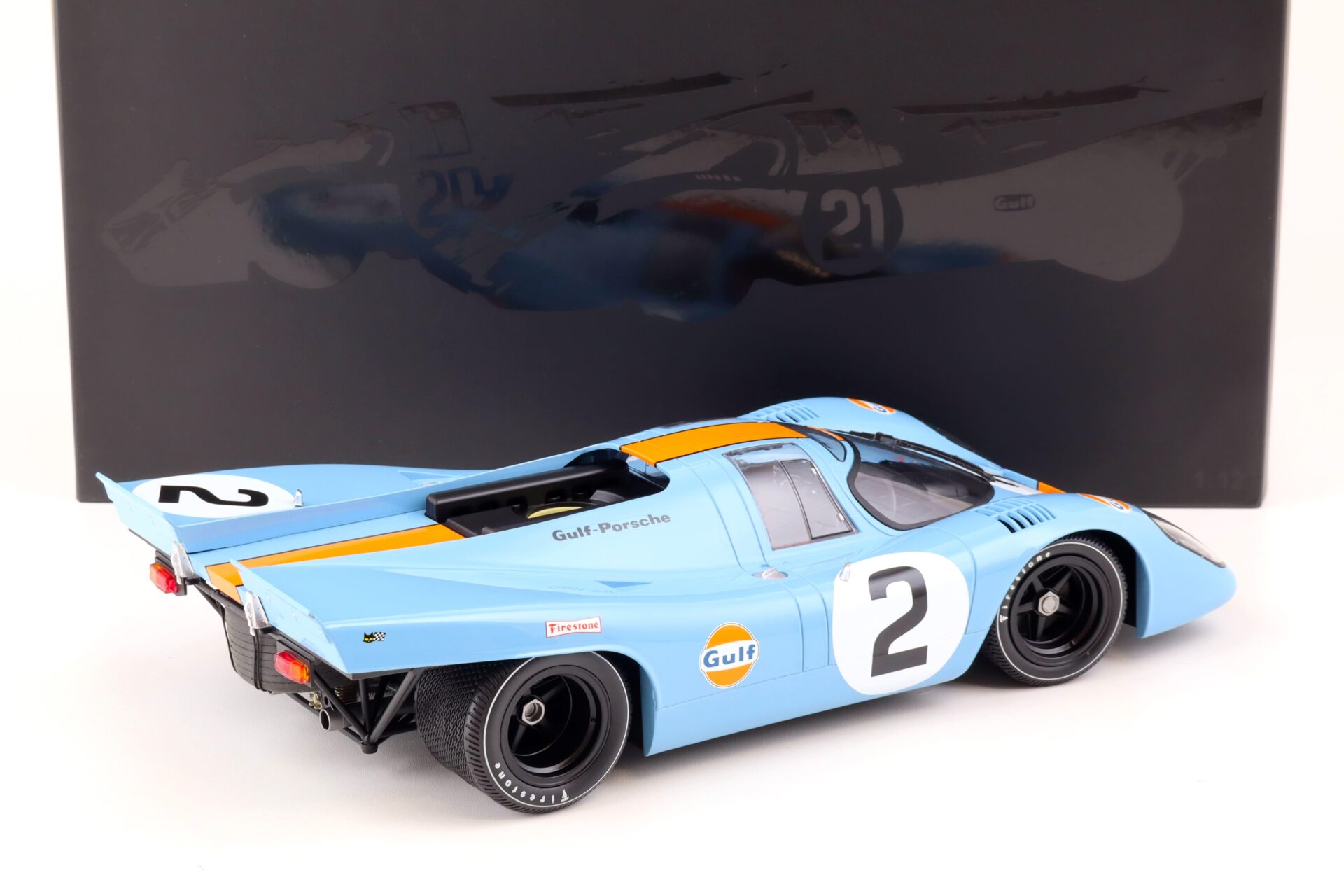 1:12 Minichamps Porsche 917K J.W.Engineering Rodrigues Winners Daytona 24h 1970 GULF #2