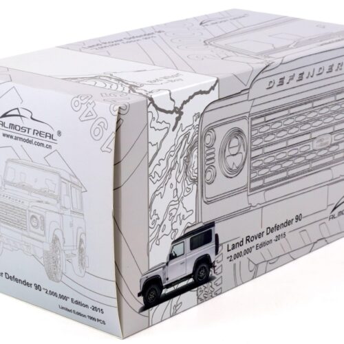 1:18 Almost Real Land Rover Defender 90 "2.000.000 Edition 2015" silver metallic