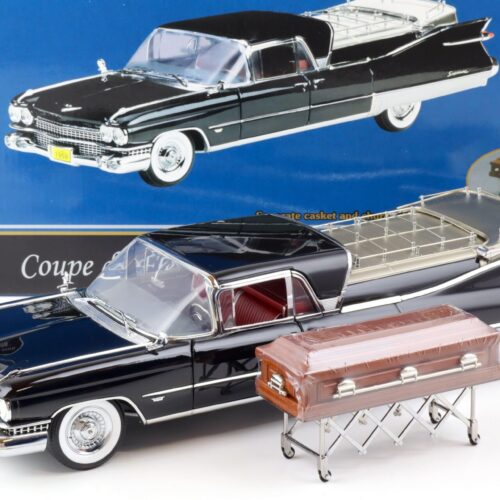 1:18 Sunset Coach Precision 1959 Cadillac Superior HEARSE Coupe de Fleur black