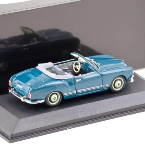 1:43 Minichamps VW Karmann Ghia Cabriolet 1957 See blue