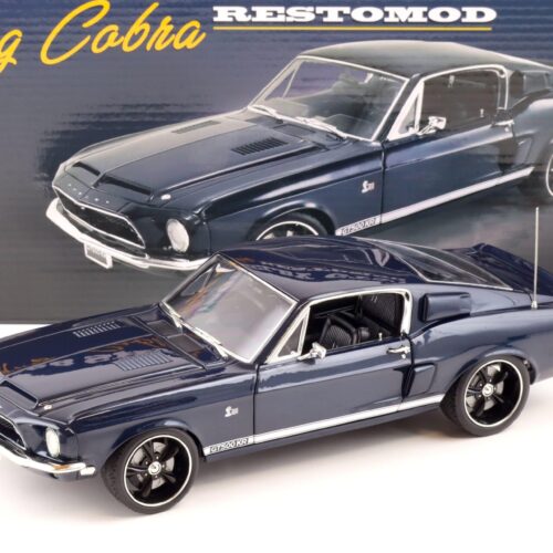 1:18 ACME 1968 Shelby GT500KR Restomod Coupe King Cobra dark blue A1801843