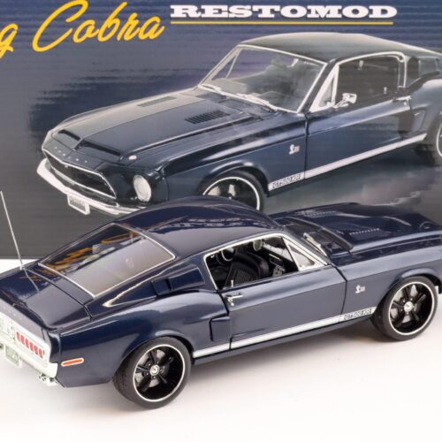1:18 ACME 1968 Shelby GT500KR Restomod Coupe King Cobra dark blue A1801843