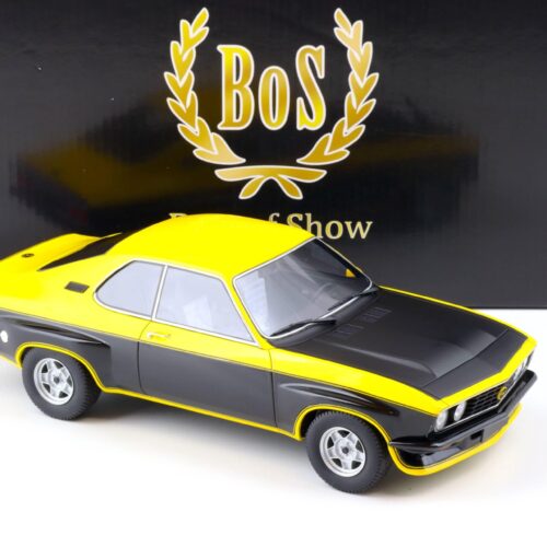 1:18 BOS-Models Opel Manta TE 2800 Coupe yellow/ black BOS068