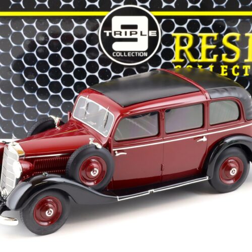 1:18 Triple9 Resin Mercedes 260D Pullman Landaulet 1936 fully closed red/ black