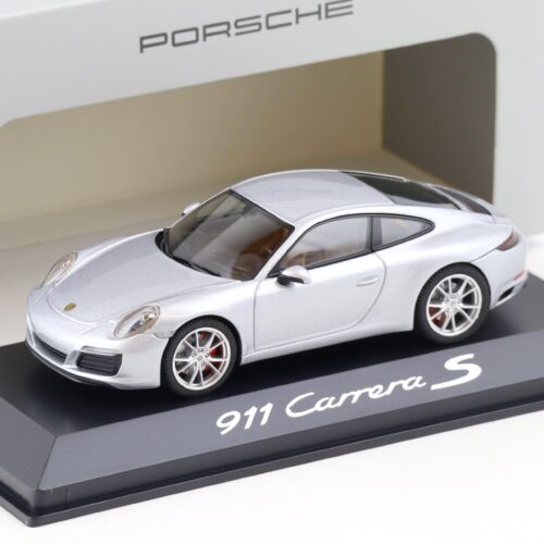 1:43 Herpa Porsche 911 (991.2) Carrera S Coupe silver metallic 2015 WAP DEALER