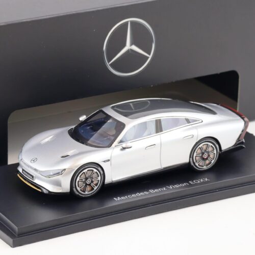 1:43 AutoCult Mercedes Vision EQXX Showcar silver Limited 500 DEALER VERSION