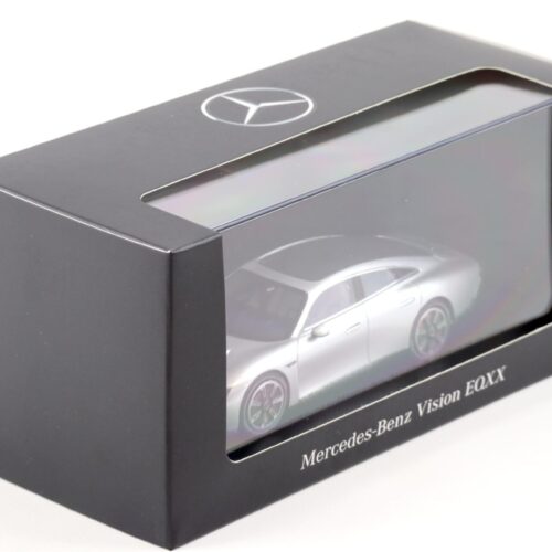 1:43 AutoCult Mercedes Vision EQXX Showcar silver Limited 500 DEALER VERSION