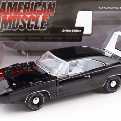 1:18 Auto World 1969 Dodge Charger Daytona Hemi X9 black/ white