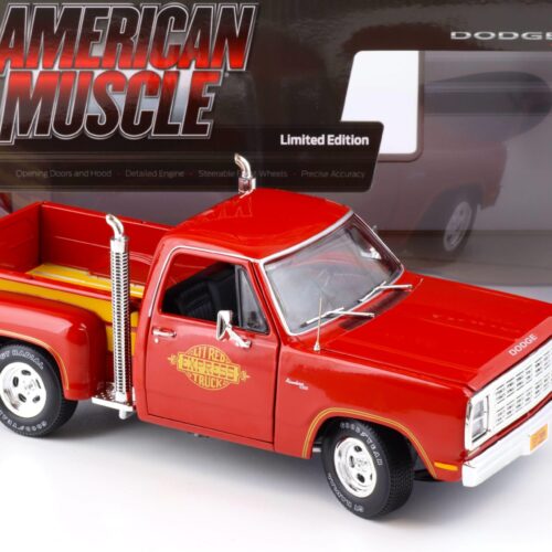 1:18 Auto World 1979 Dodge Utility Pickup Li´l Red Express Truck red