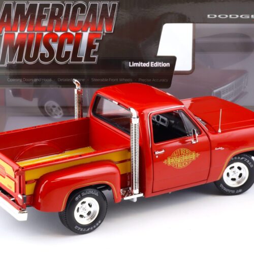 1:18 Auto World 1979 Dodge Utility Pickup Li´l Red Express Truck red