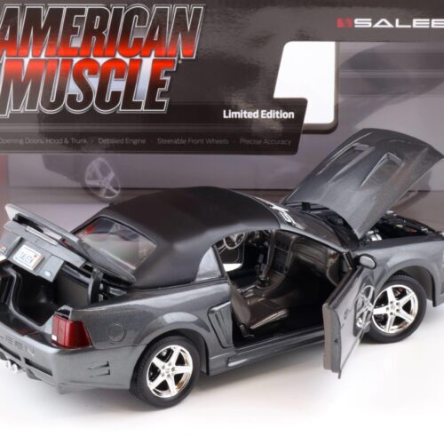 1:18 Auto World 2003 Saleen Mustang S281 SC Speedster dark Shadow gray - Image 4