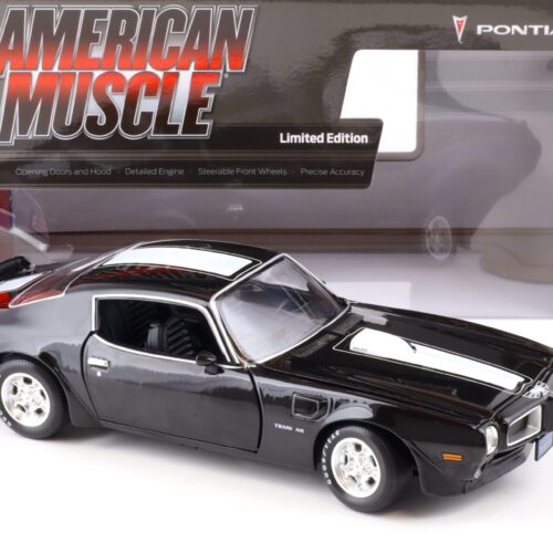 1:18 Auto World 1972 Pontiac Firebird T/A Trans Am Class of 72 Starlight black