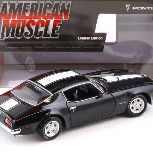 1:18 Auto World 1972 Pontiac Firebird T/A Trans Am Class of 72 Starlight black