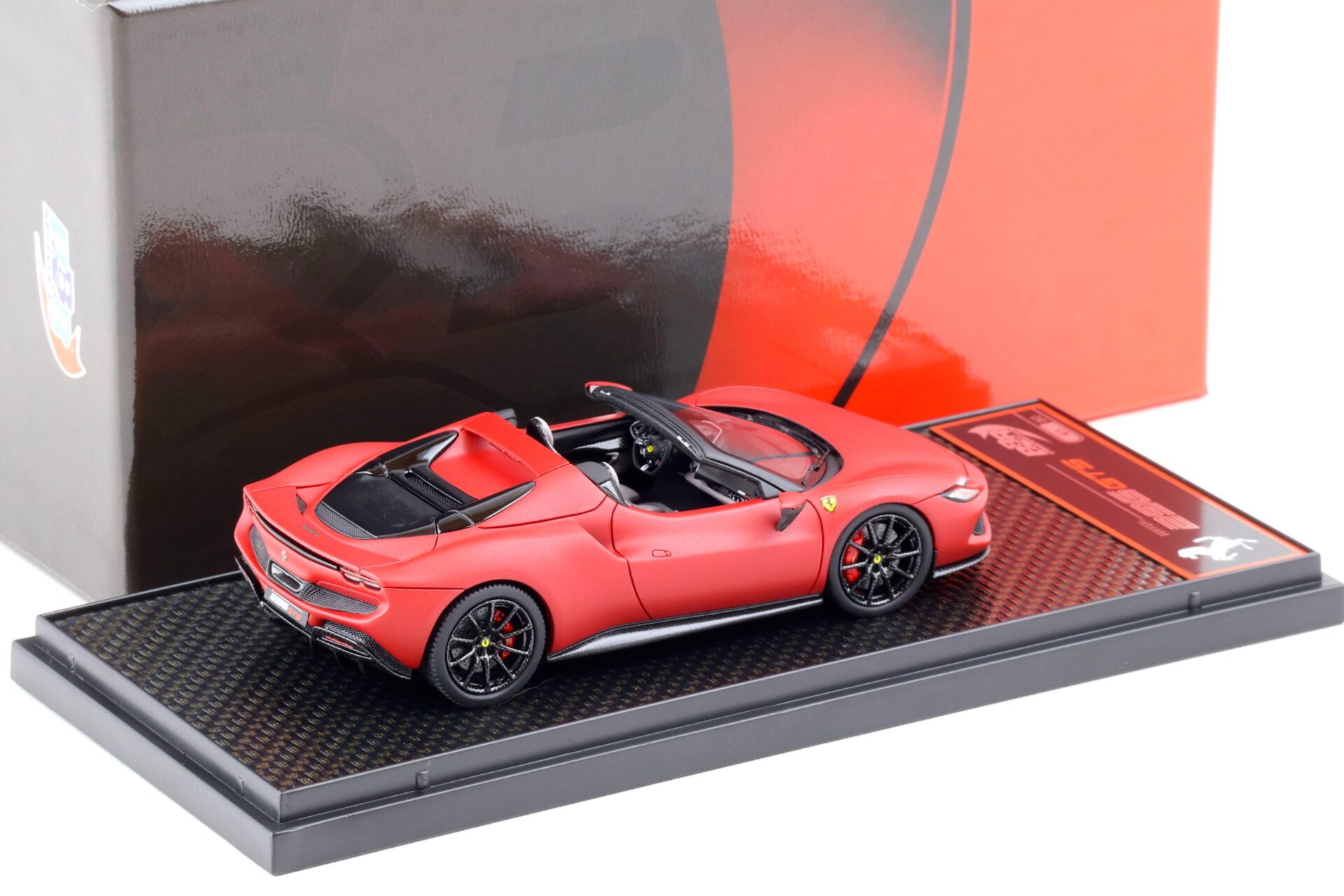 1:43 BBR Ferrari 296 GTS Spider Rosso F1 SF75 red matt - Limited 50 pcs.