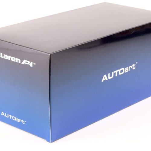 1:18 AUTOart McLAREN P1 2013 Alaskan Diamond white/ blue black interior 76066