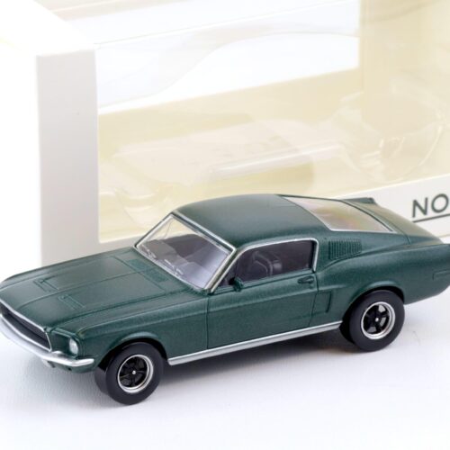 1:43 Norev Jet Car Ford Mustang Fastback 1968 Satin green metallic