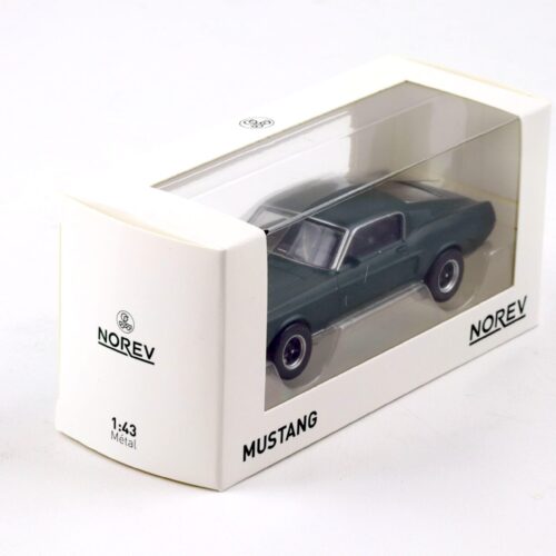 1:43 Norev Jet Car Ford Mustang Fastback 1968 Satin green metallic
