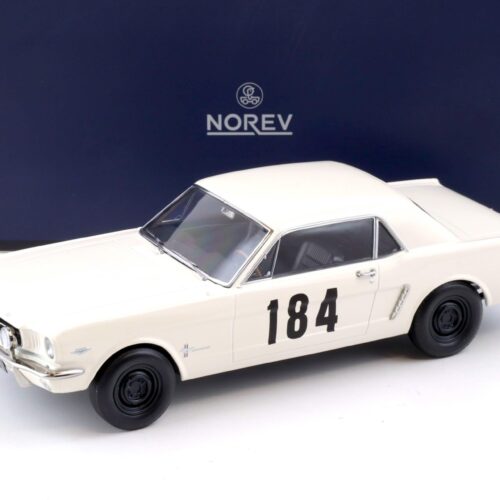1:18 Norev Ford Mustang Hardtop Coupe 1965 Rally Monte Carlo #184 - Limited 500 pcs.