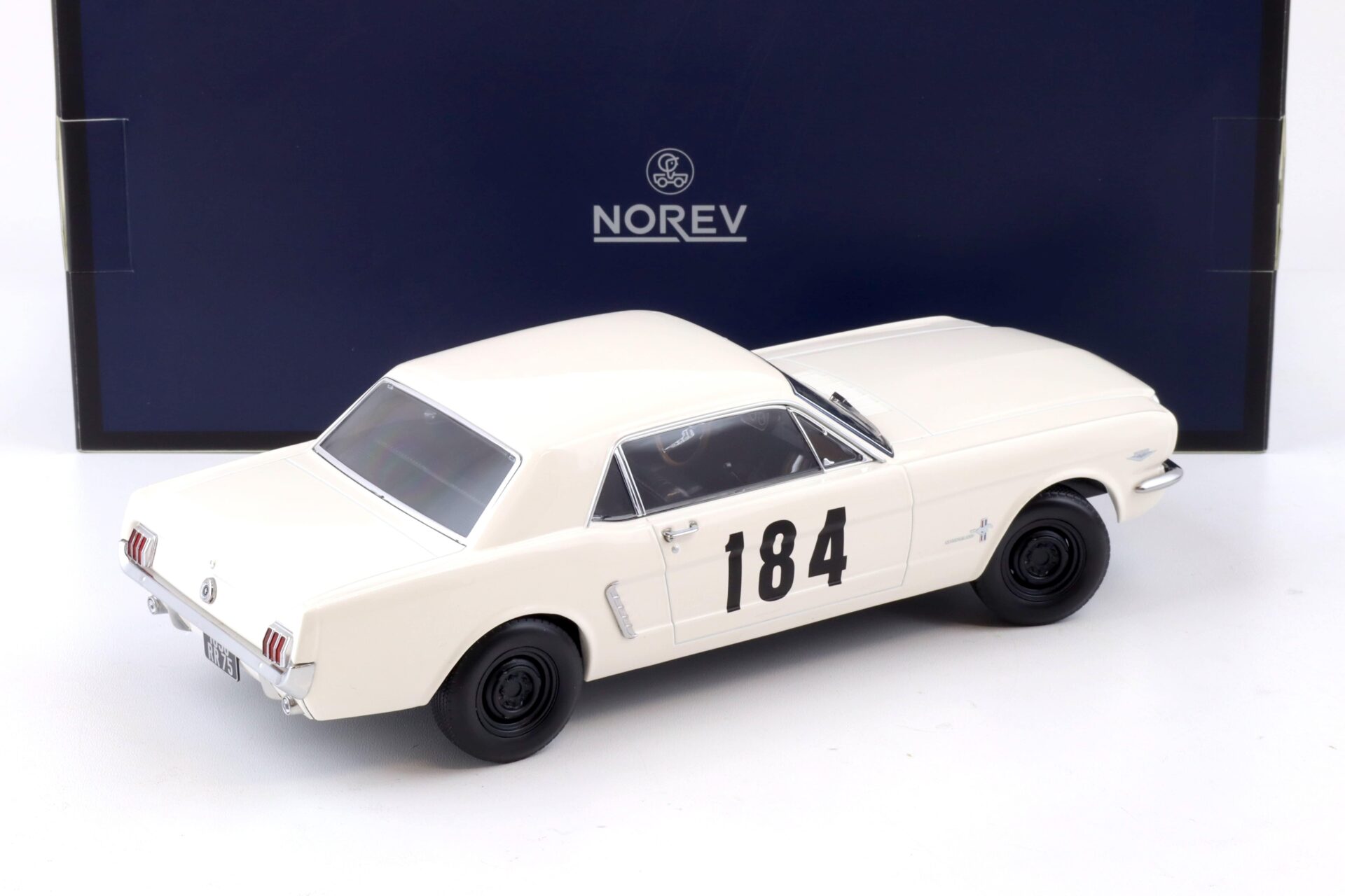 1:18 Norev Ford Mustang Hardtop Coupe 1965 Rally Monte Carlo #184 - Limited 500 pcs.
