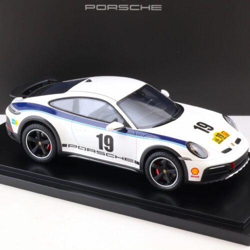 1:18 Spark Porsche 911 (992) Dakar Rally 1974 Design Kühne & Nagel WAP DEALER - Image 2